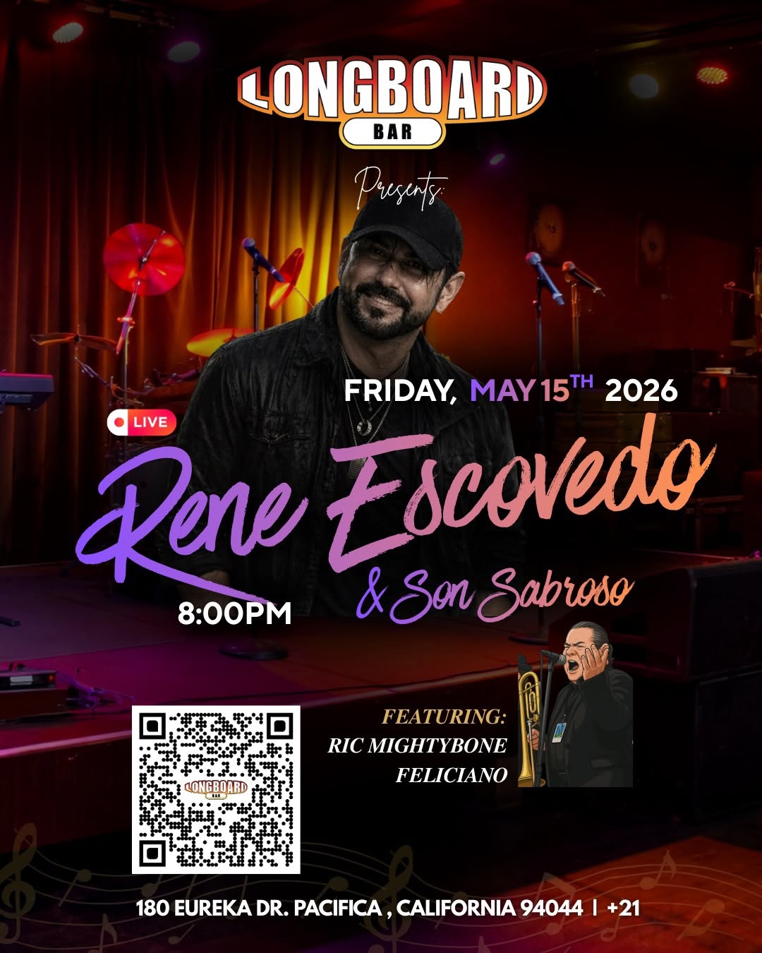 Salsa night with René Escovedo & Son Sabroso!