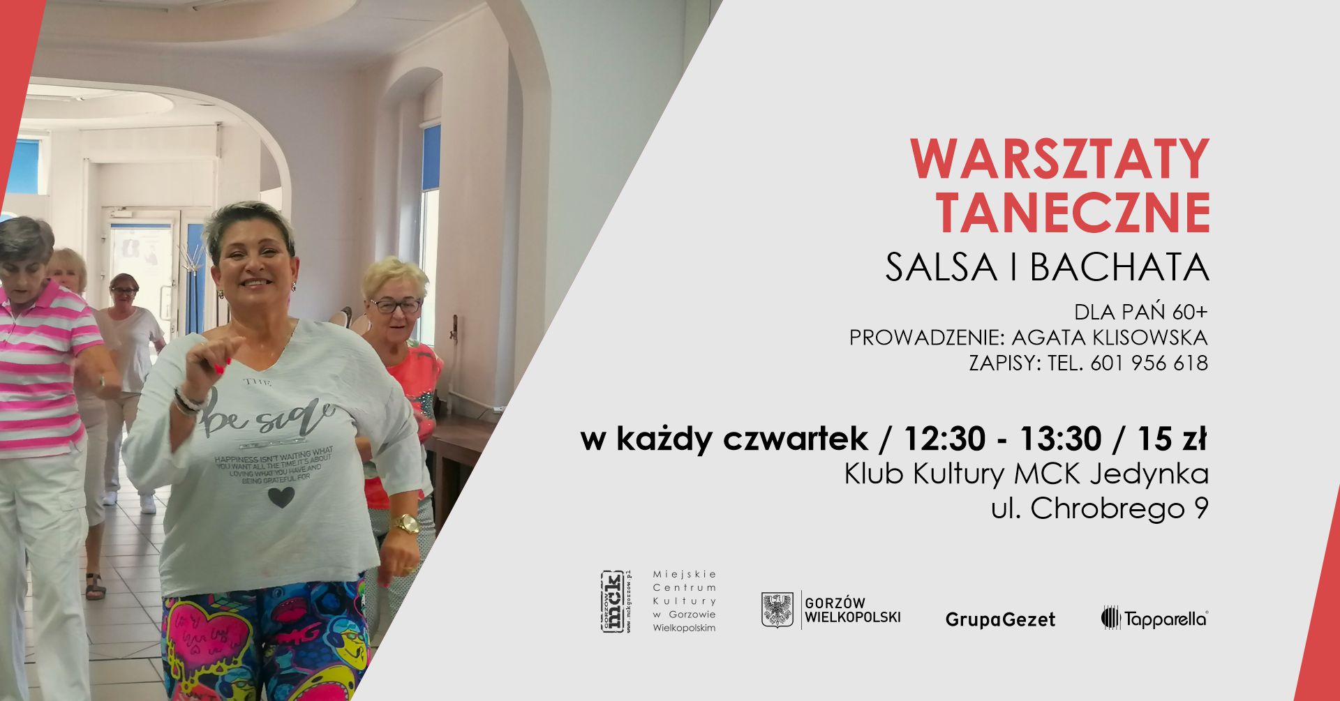 Salsa i bachata dla seniorek