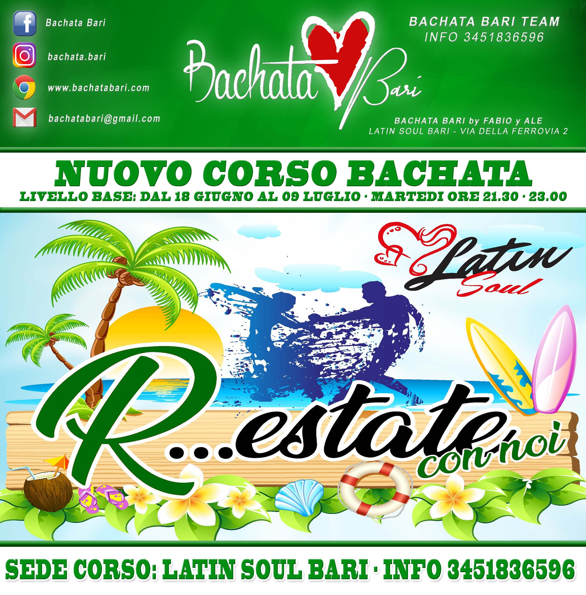 Nuovo Corso Bachata Sensual Fusion Liv. Base by Bachata Bari