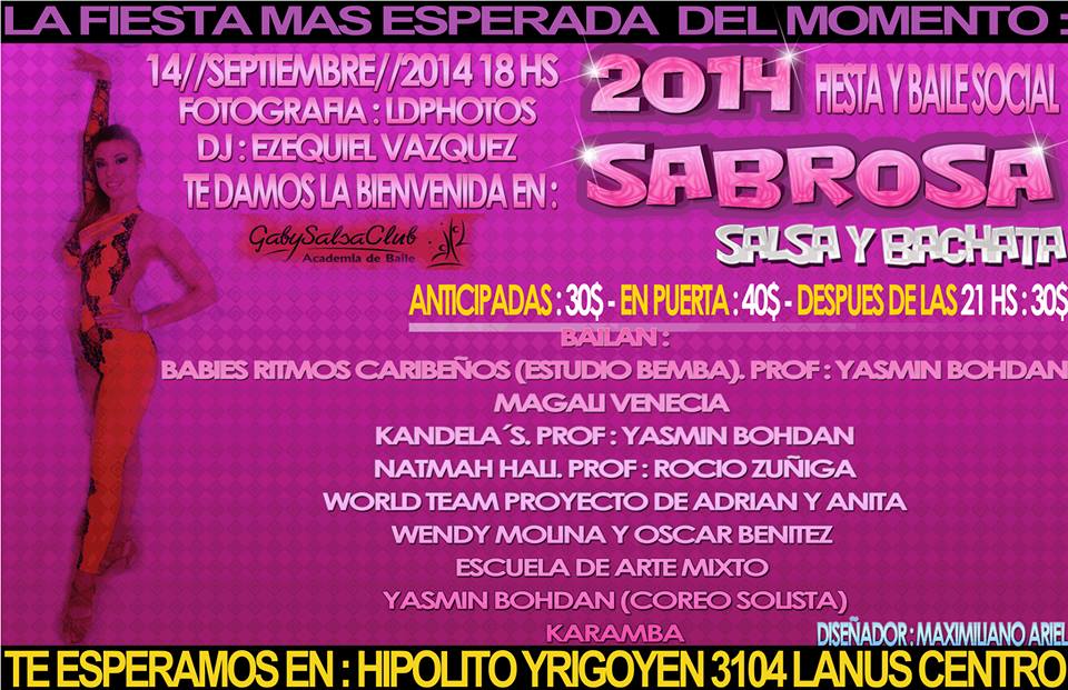Sabrosa 2014