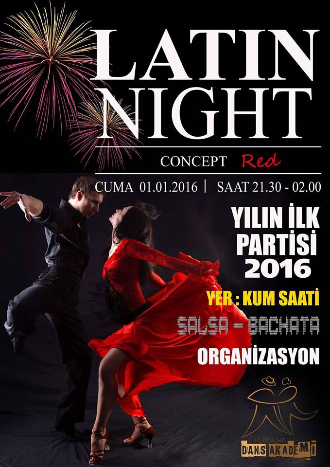 FETHİYE SALSA NIGHT YILBAŞI ÖZEL KONSEPT KIRMIZI
