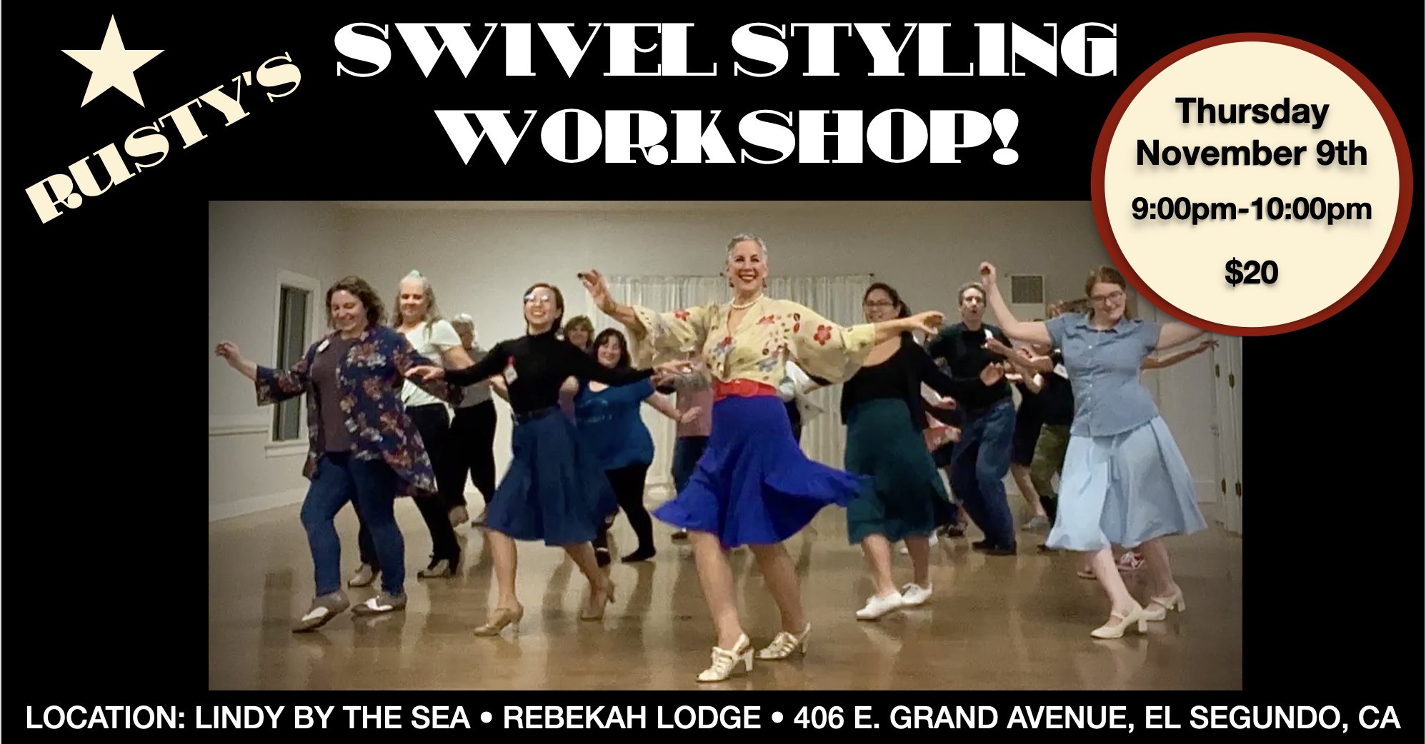 SWIVEL STYLING WORKSHOP with RUSTY