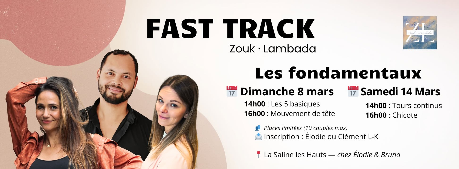 ✨ ZOUK · LAMBADA FAST TRACK Module 1 : Les Fondamentaux ✨