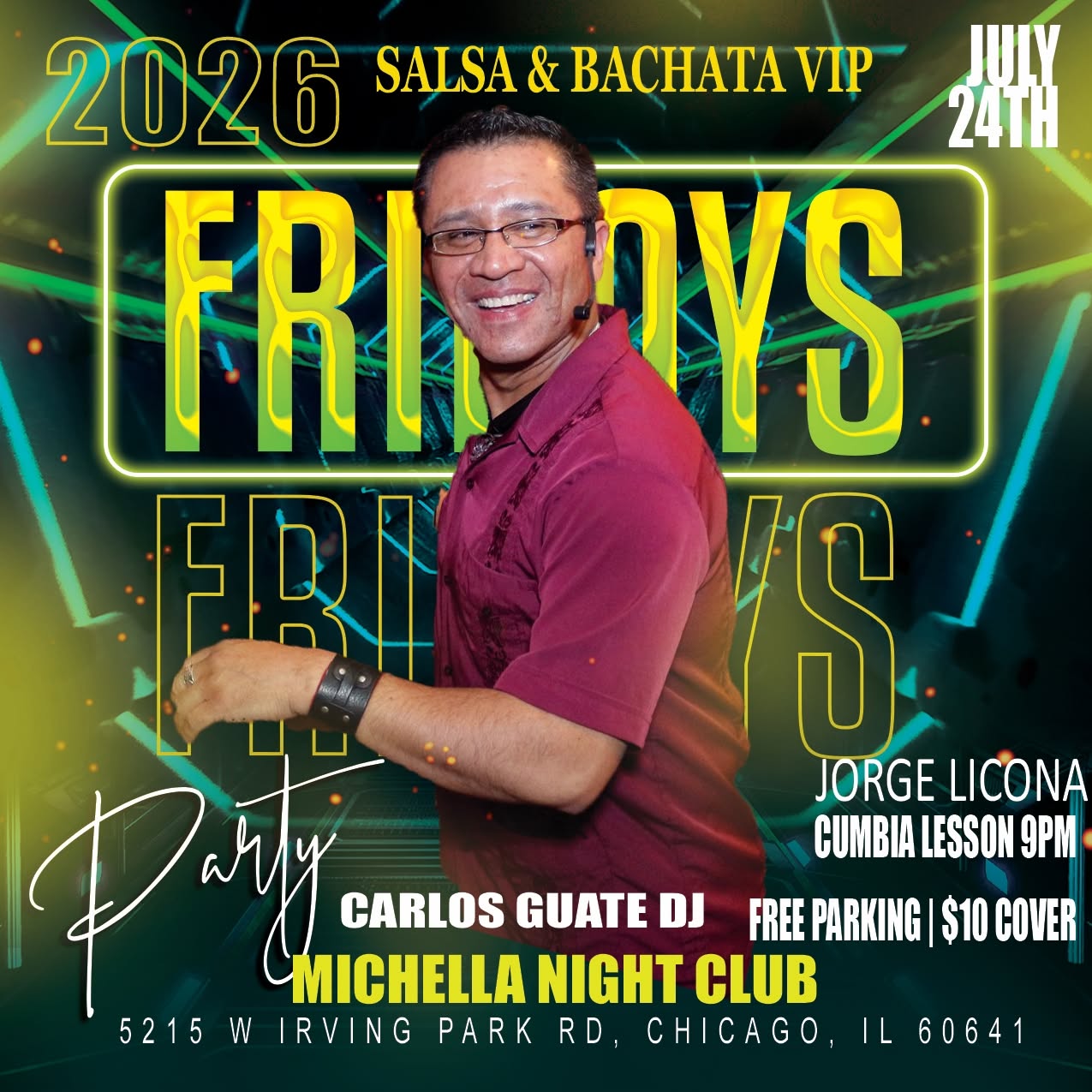 Michella Chicago - Salsa & Bachata VIP Fridays