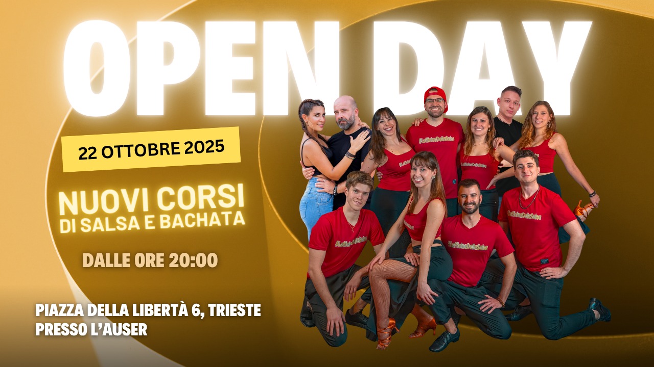 OPEN DAY - 22 OTTOBRE 2025 DALLE 20:00