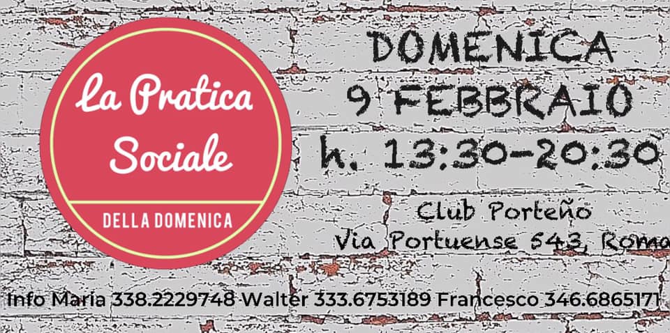 La Pratica Sociale della domenica di febbraio!