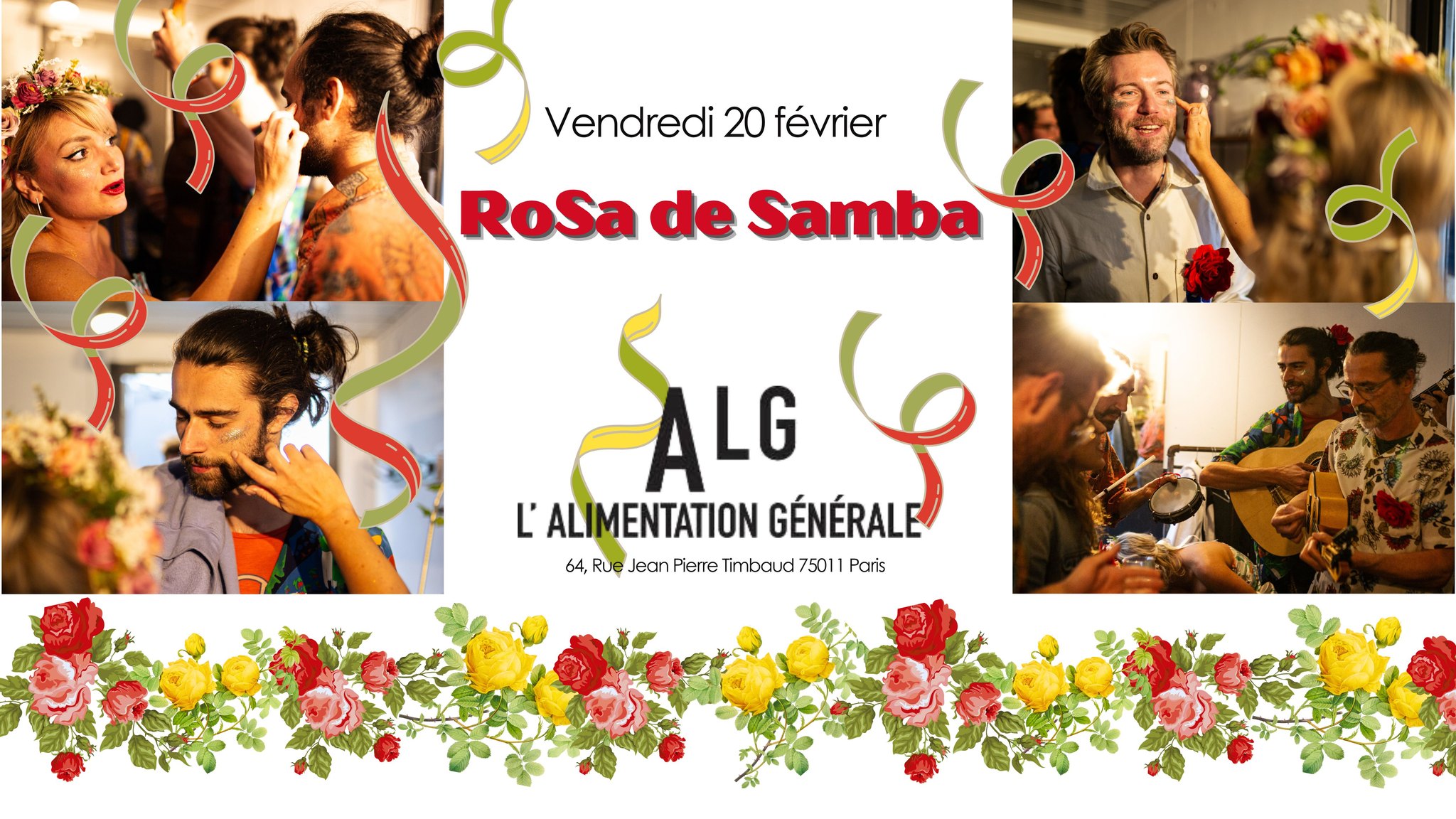 Ça serait mieux : *Carnaval Brésilien Soirée Samba Live à Paris ✨ avec Rosa de Samba 🌹