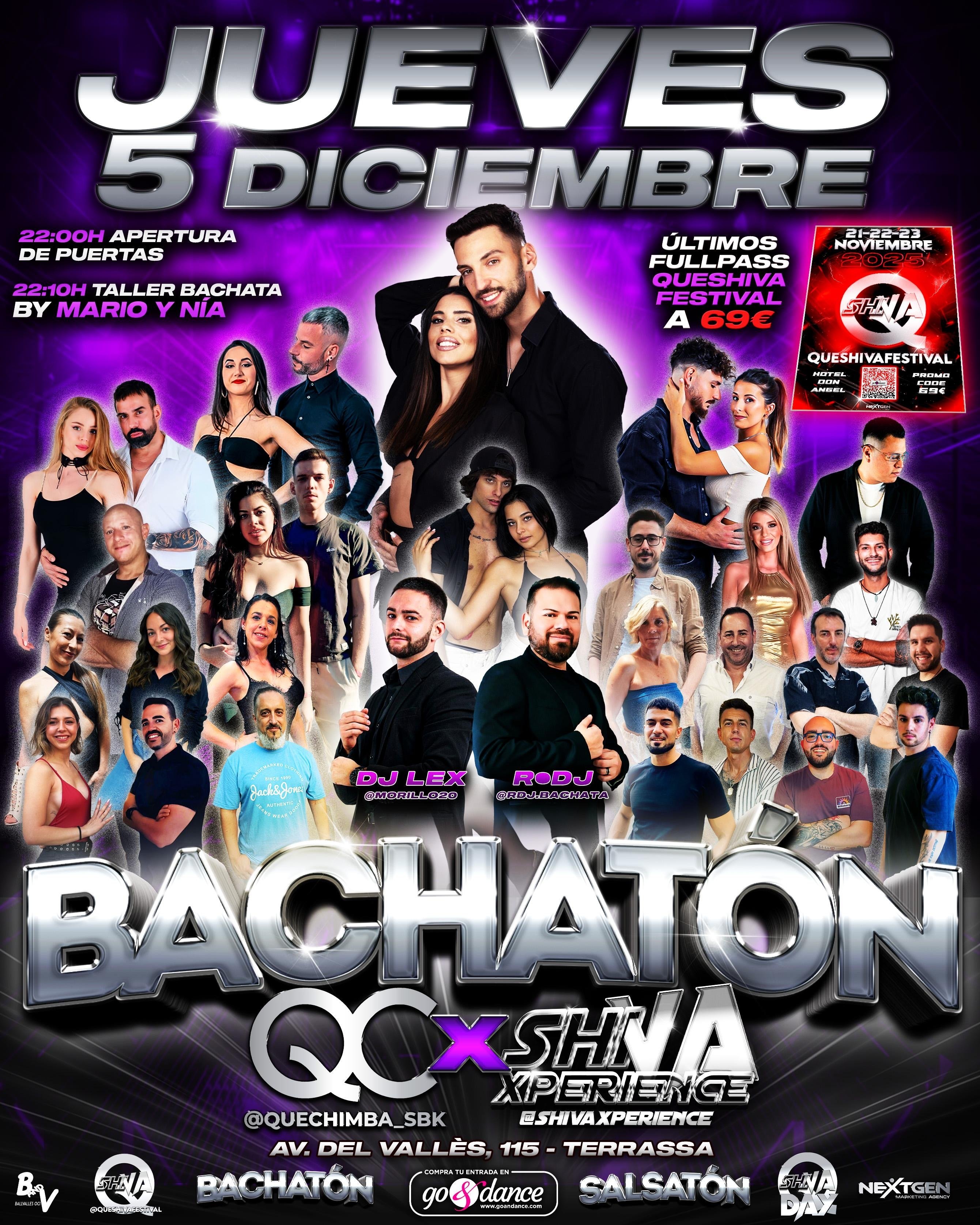 ?? JUEVES 5 DICIEMBRE ?? BACHATÓN ??