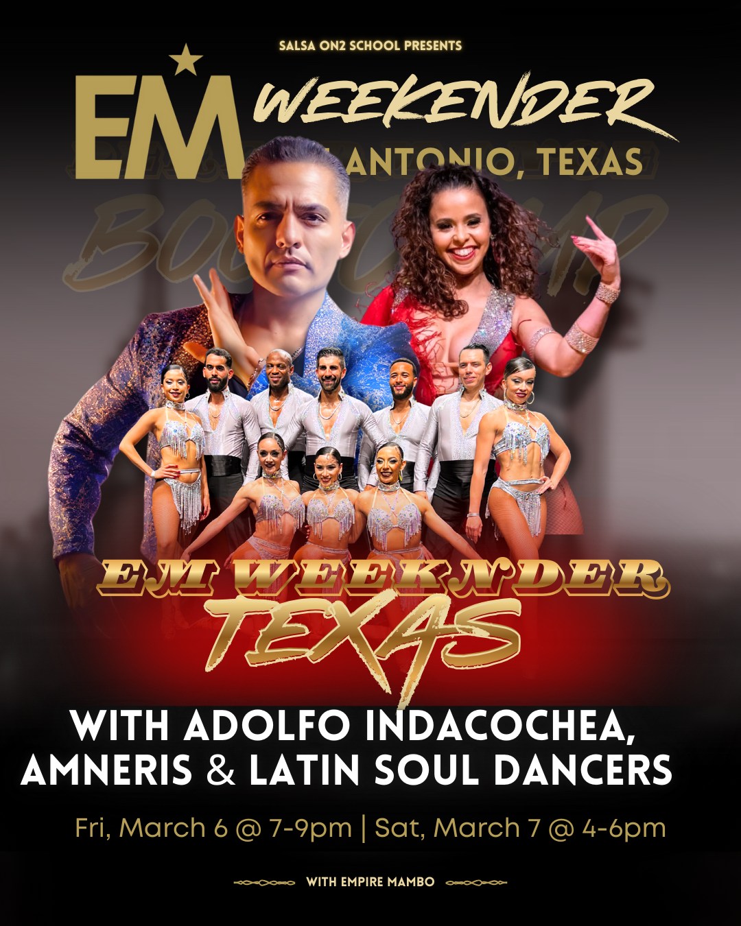 π₯ EMPIRE MAMBO WEEKENDER TX 2026: World-Class Dance Experience in San Antonio! π₯