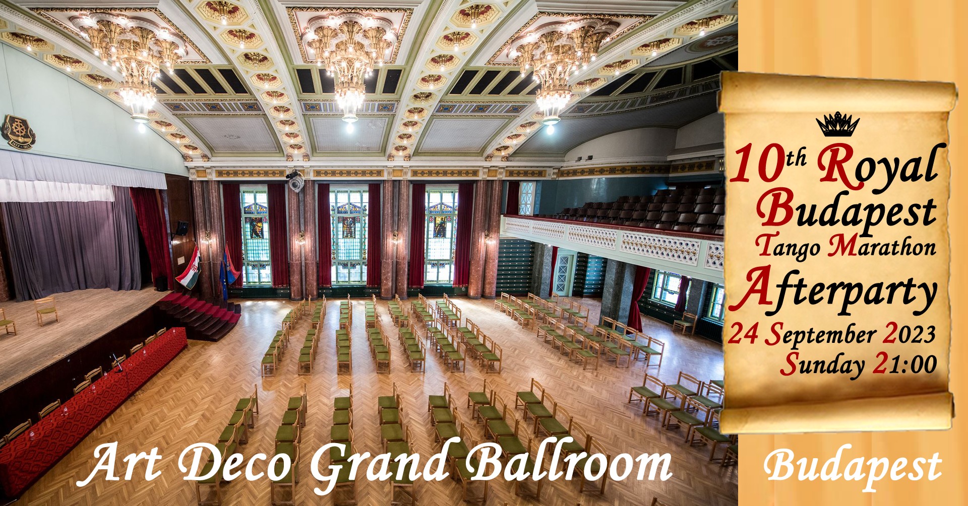 A F T E R P A R T Y - 10th Royal Budapest Tango Marathon - 24 September 2023 Sunday 21:00