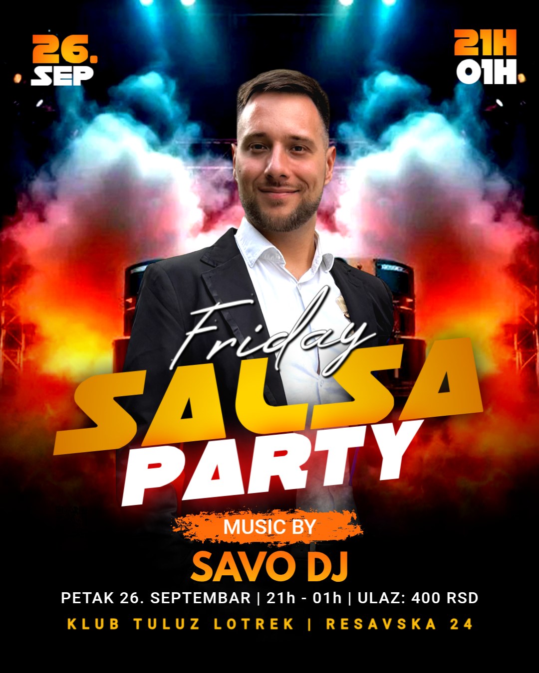 Friday Salsa Party OTVARANJE SEZONE