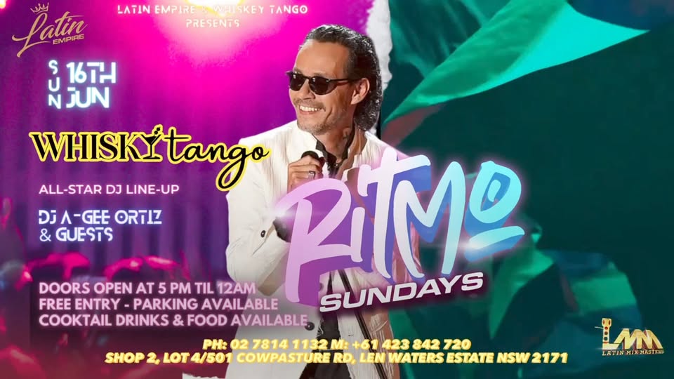 RITMO SUNDAYS 16th Jun 5pm - 12am FREE ENTRY