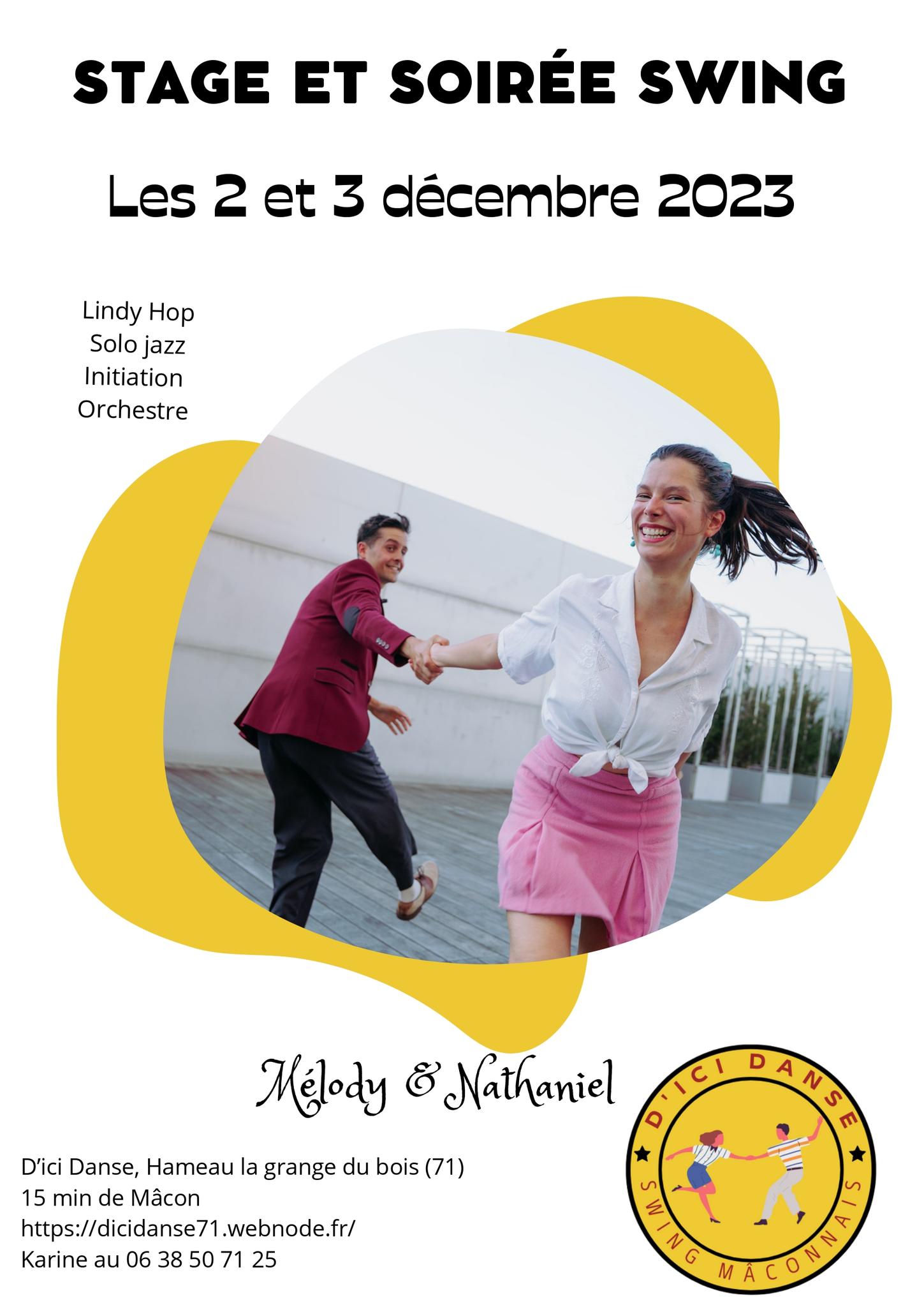 Stage de Lindy Hop avec Mélody&Nathaniel