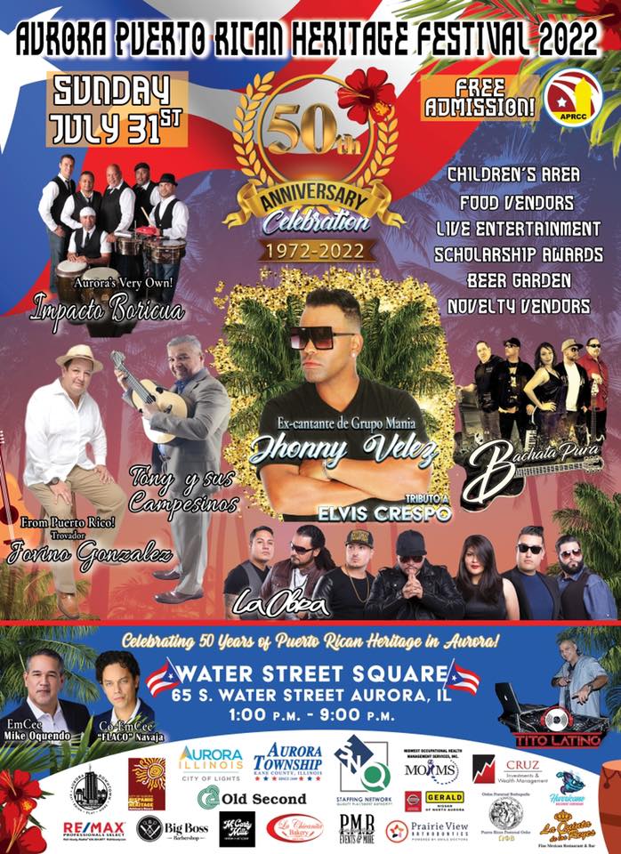 Aurora Puerto Rican 50th Anniversary Festivities