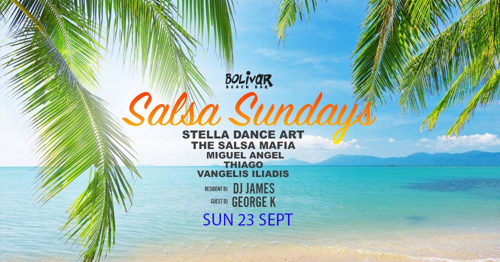Salsa Sundays 23 Sep Bolivar Beach Bar