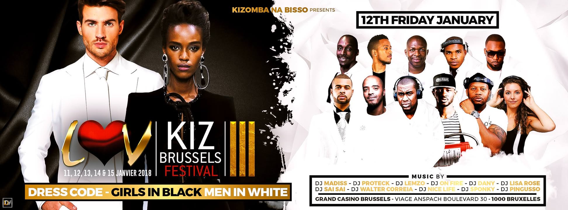 Friday Kizomba Party - Lovkiz Brussels Festival 3rd edition