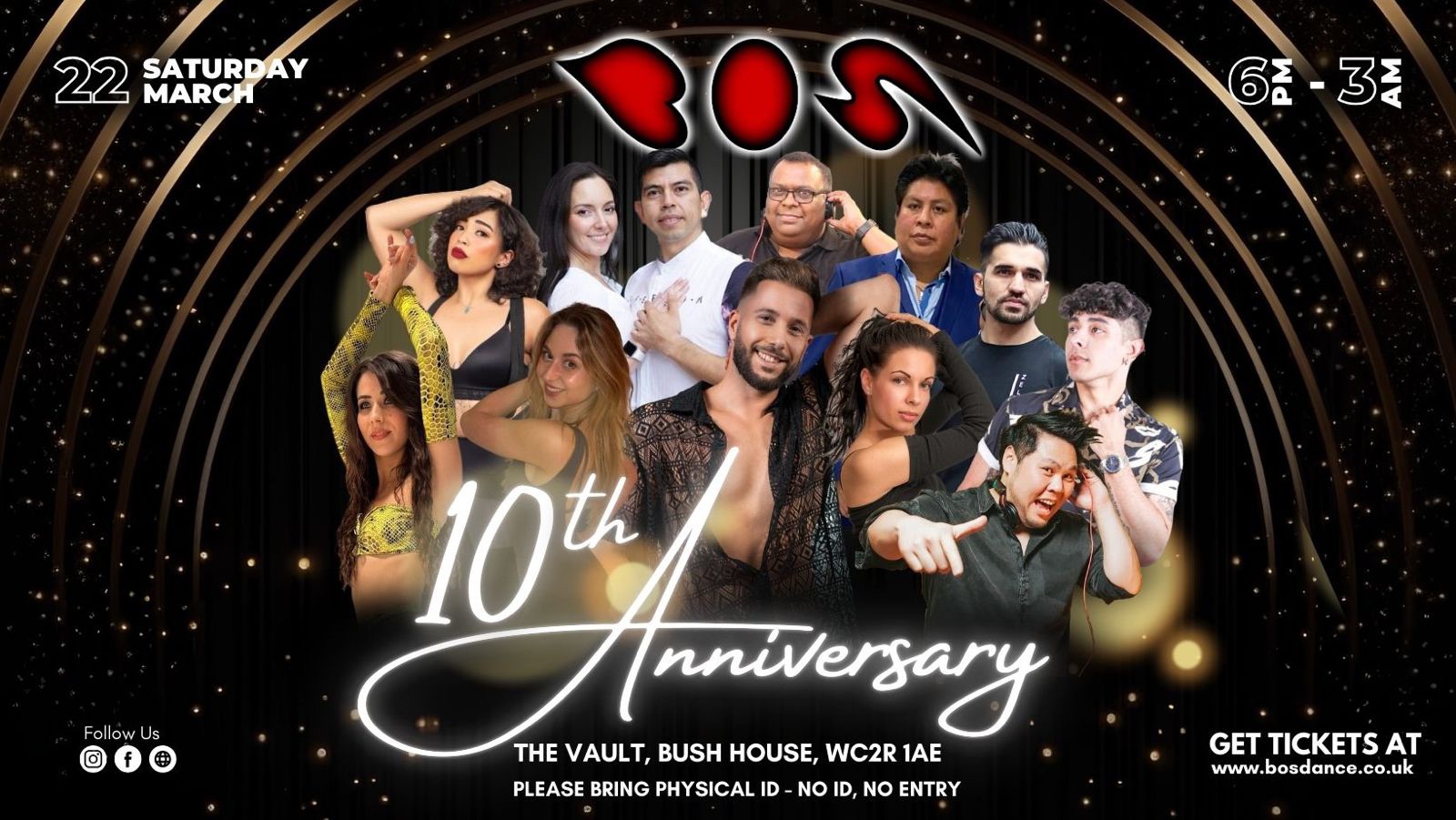 BOS - Bachata On Saturday: 10 YEAR ANNIVERSARY!