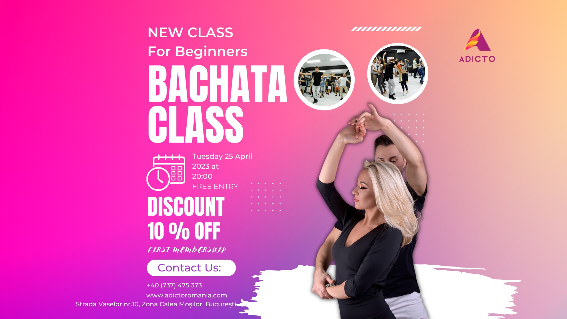 BACHATA BEGINNERS - NEW CLASS