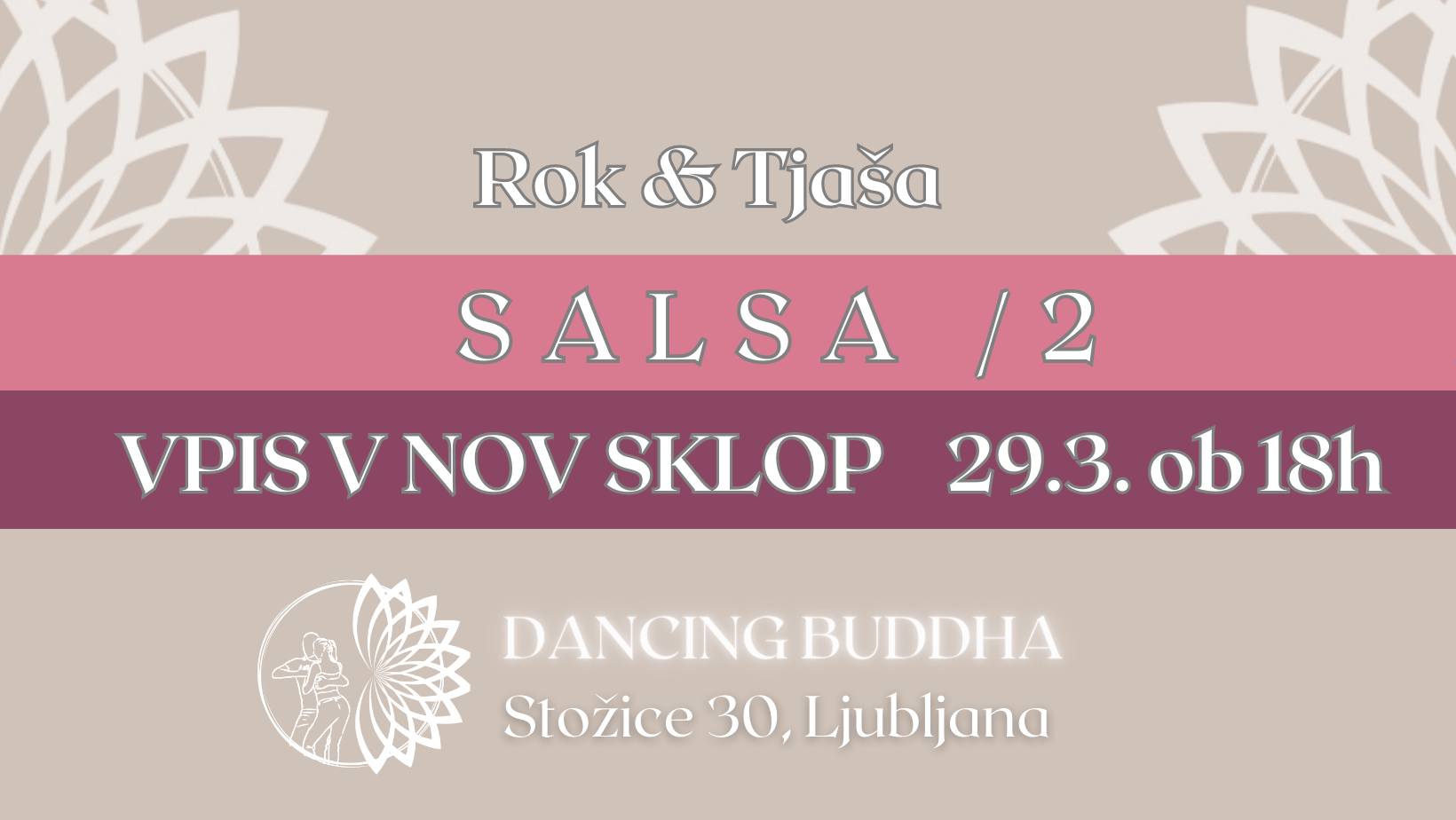 SALSA 2 VPIS V NOV SKLOP 29.3. ob 18h