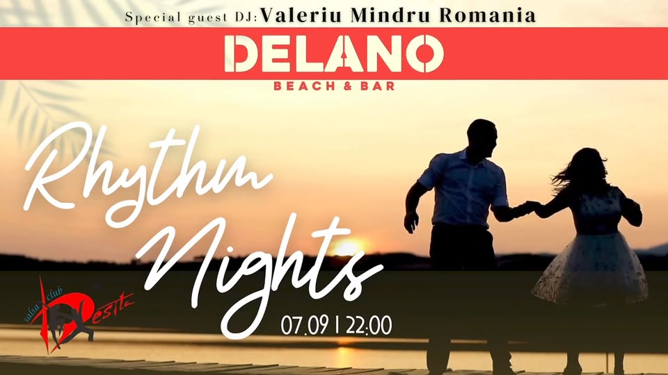 🌴Latino Night with Salsa Club Desita & Dj Valeriu Mindru ~ Romania @ Delano Beach Bar : 07.09.2024