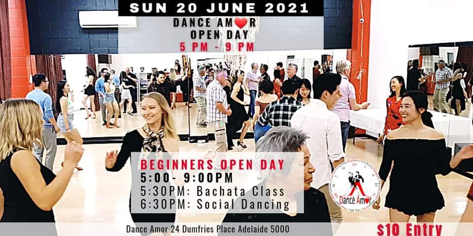 Bachata Class & Social Dancing - Dance Amor Open Day Sun 20 June 5 PM