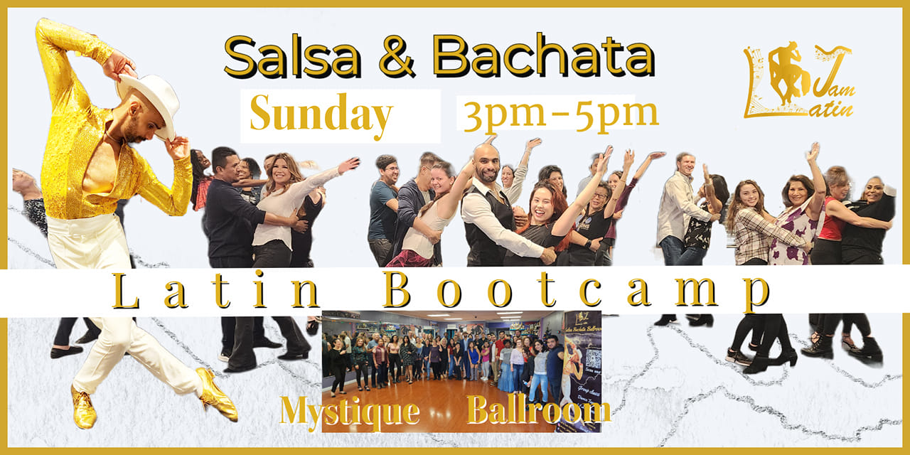 Salsa Class & Bachata Class Sunday Latin bootcamp