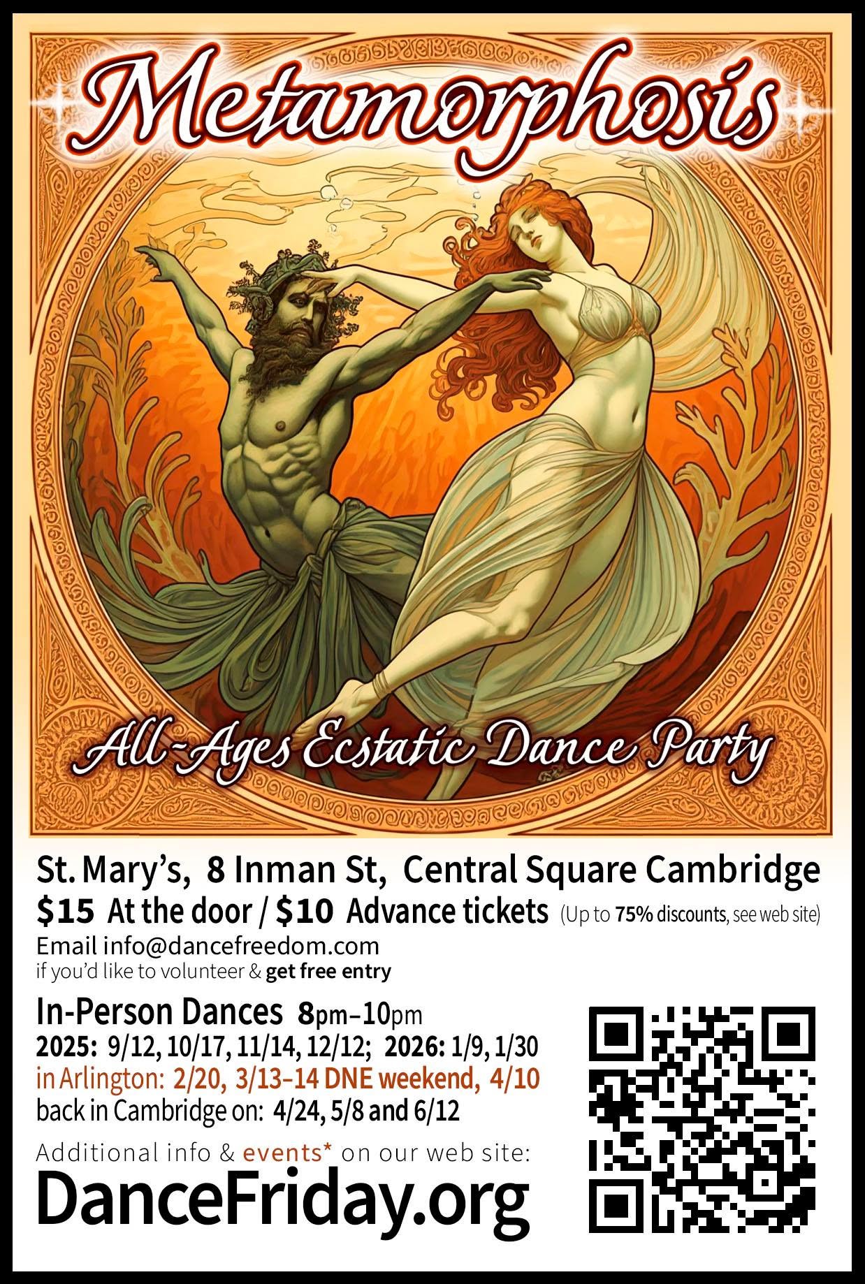 Dance Friday Freedom Ecstatic Dance