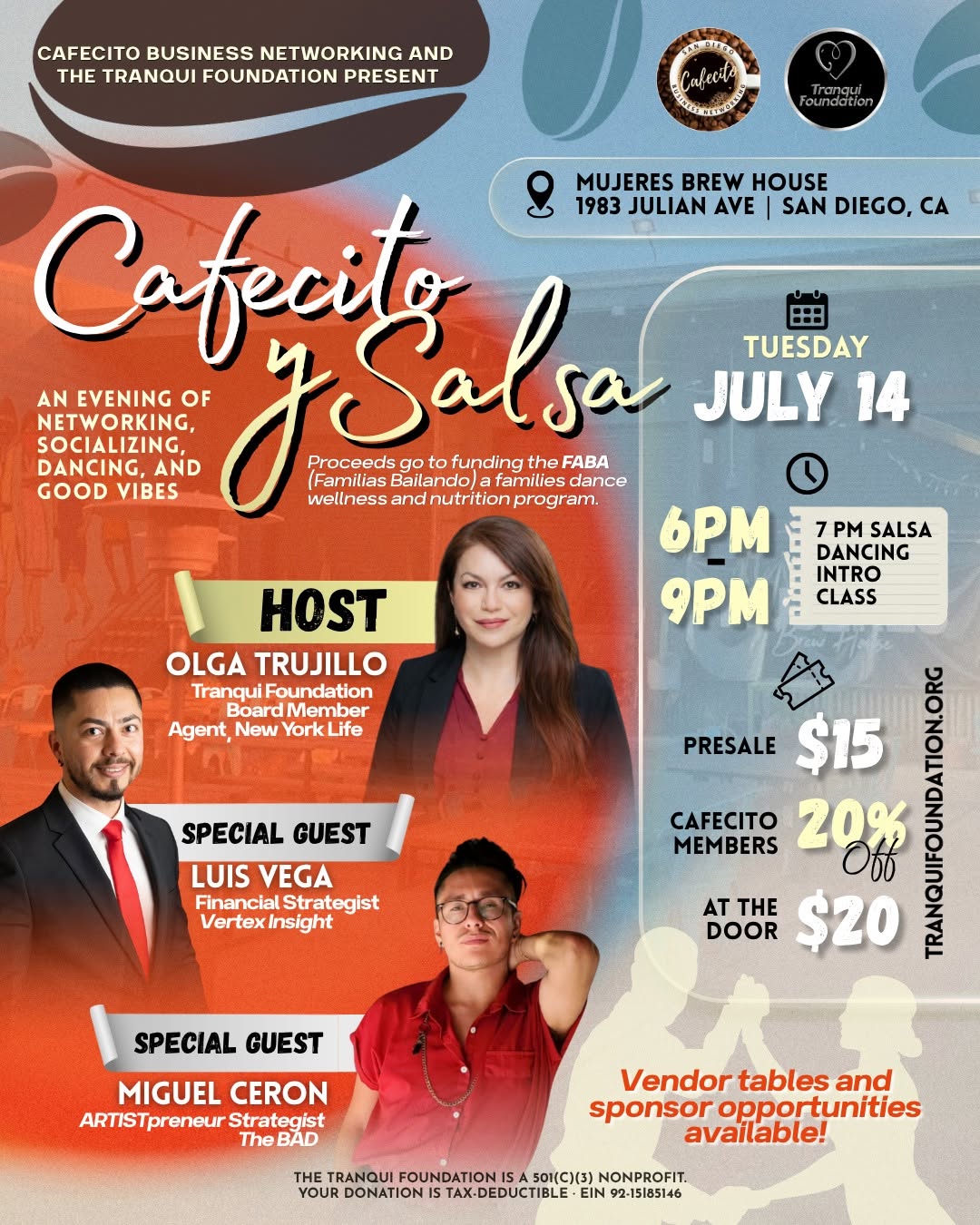 Cafecito y Salsa βοΈπ Networking Night 7 14