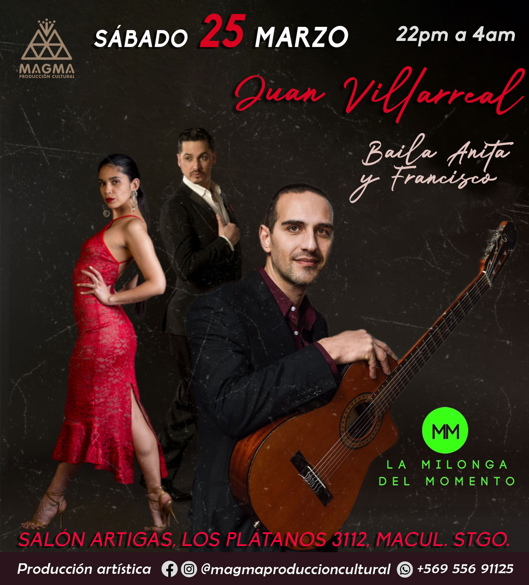 Juan Villarreal en Santiago de Chile