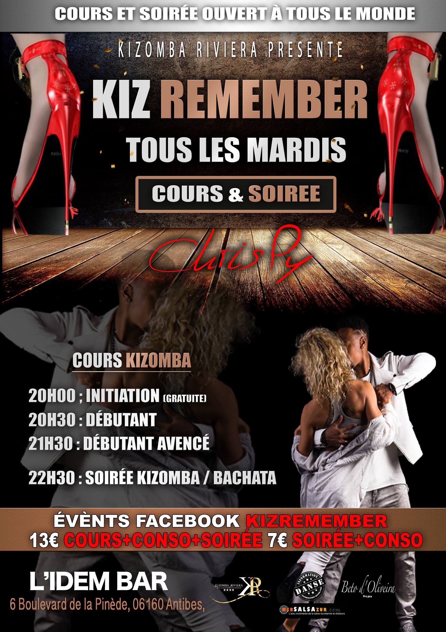 Kizomba Remember à l'Idem Antibes Juan Les Pins