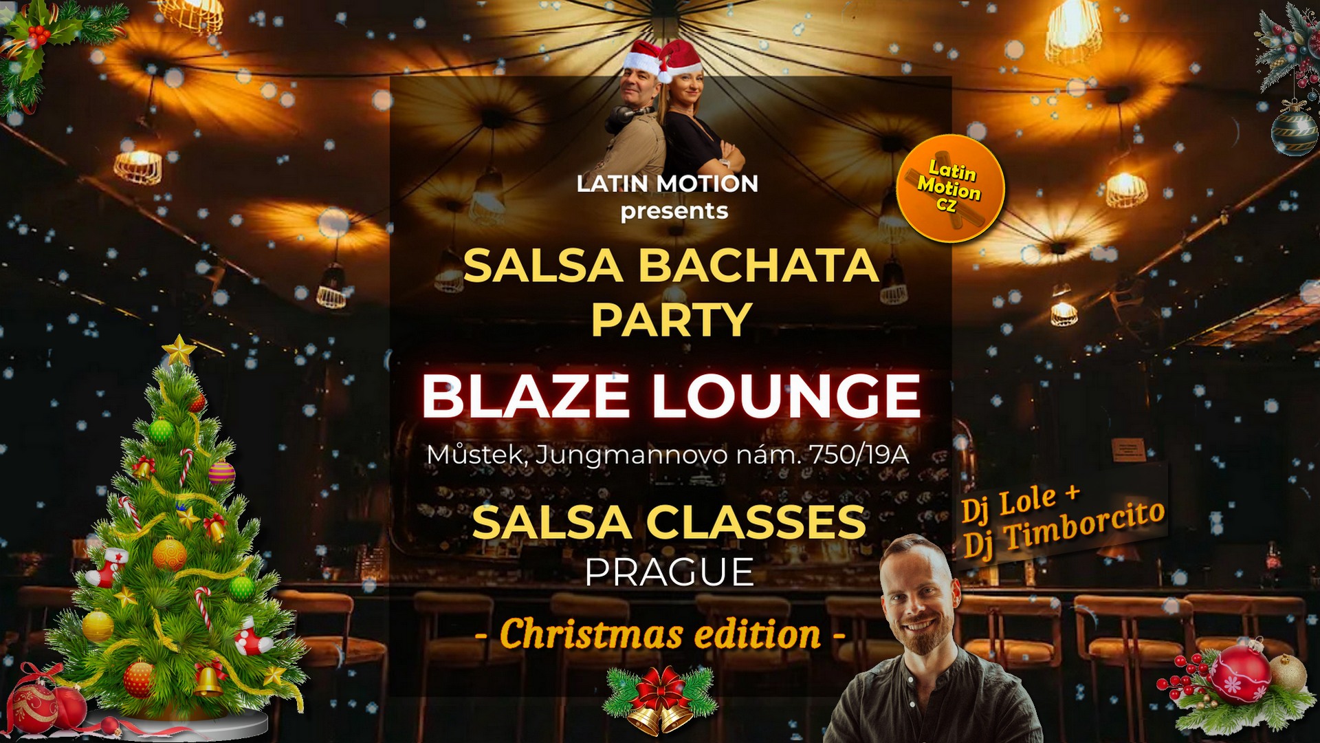 Salsa and Bachata Thursdays in Blaze Lounge & Club - Christmas edition 🎅
