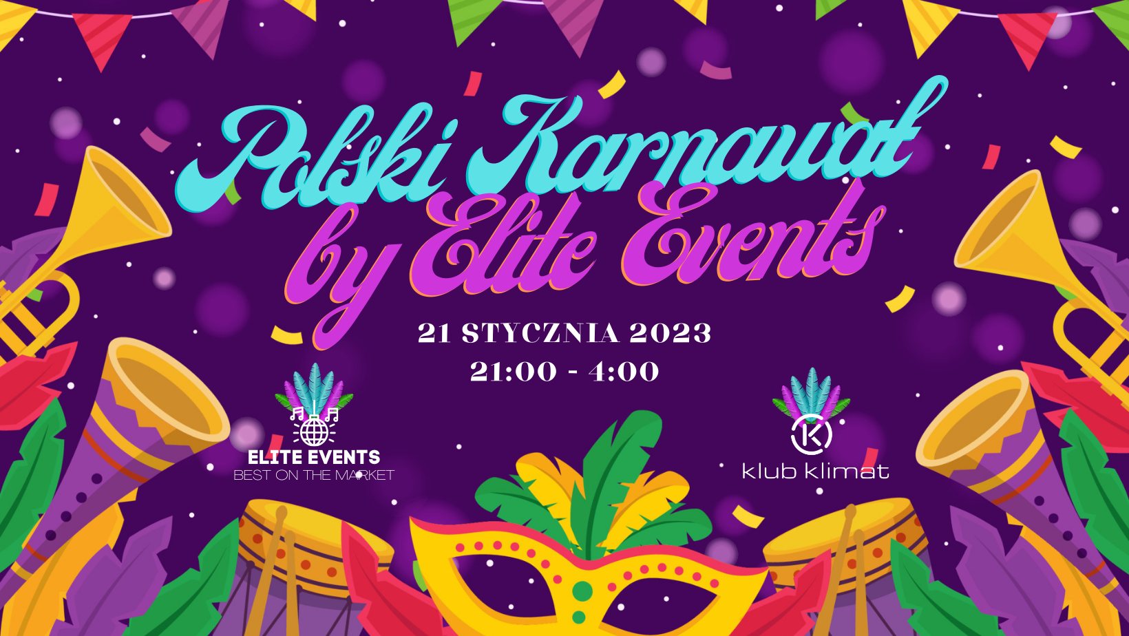 POLSKI KARNAWAŁ by ELITE EVENTS ✦ PÓŁMETEK FERII ZIMOWYCH ✦ 21.01.2023 ✦ Klub Klimat