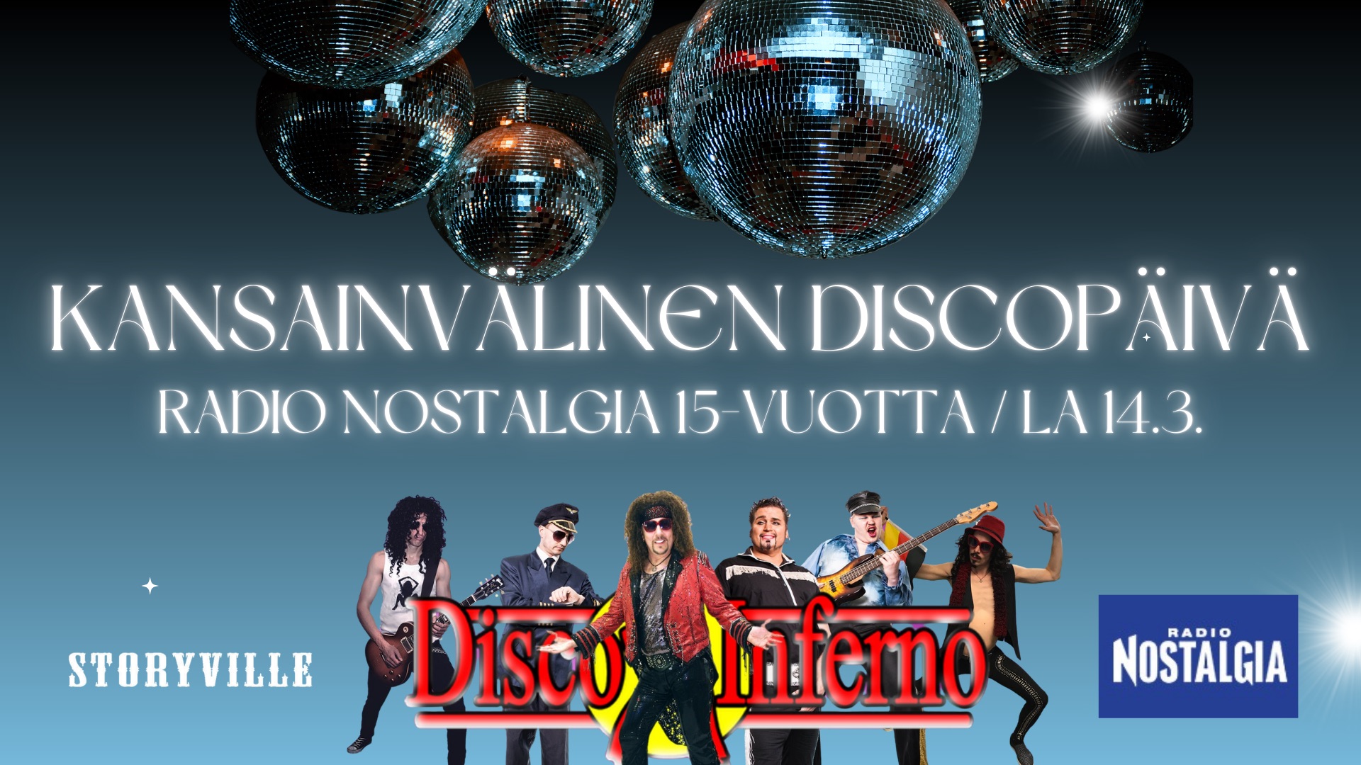 DISCOLAUANTAI: KANSAINVÄLINEN DISCOPÄIVÄ & RADIO NOSTALGIA JUHLII!