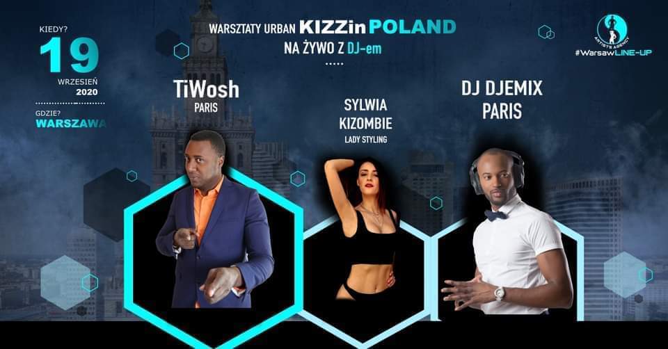 Kizomba UrbanKizzInPoland TiWosh Paris warszaty na żywo z DJ-em