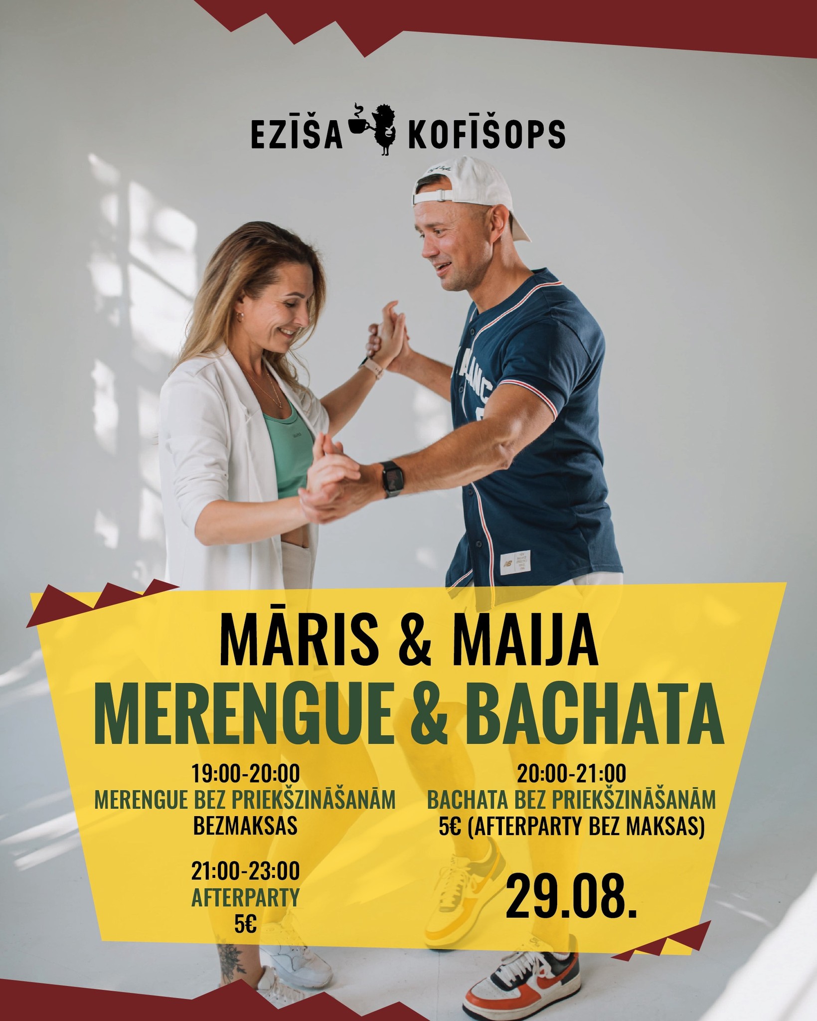 MERENGUE & BACHATAS VAKARS 💃🏻🕺🏻