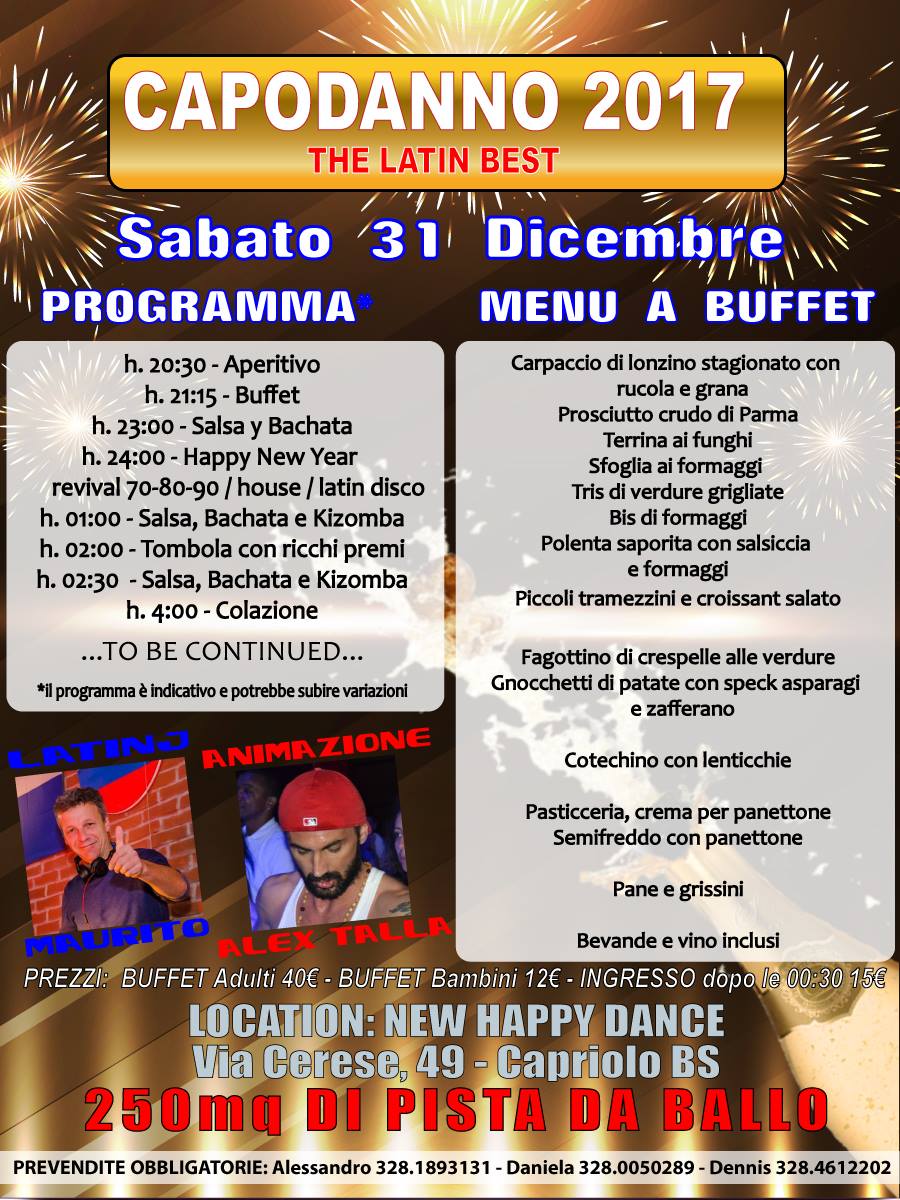 The Latin Best Capodanno 2017