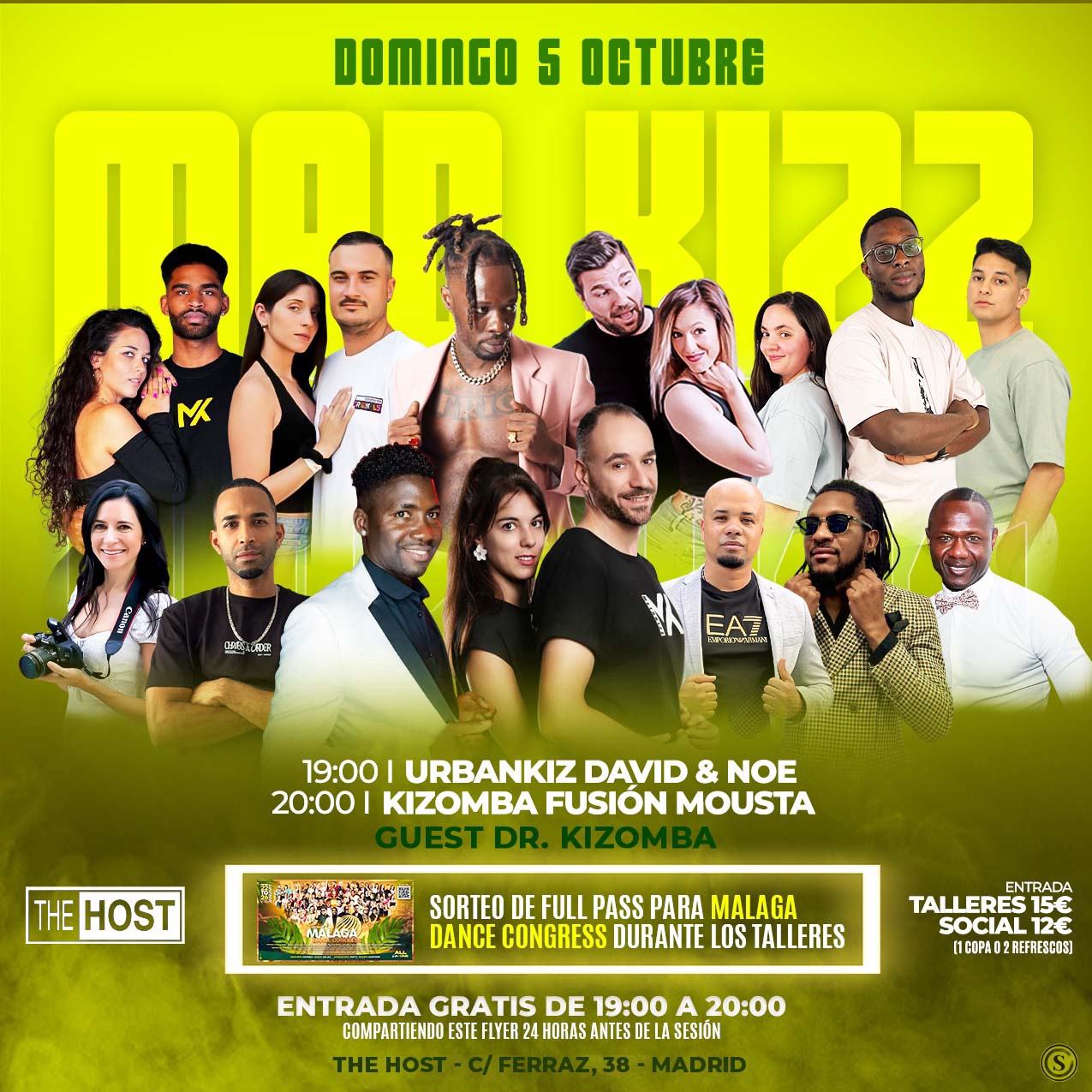 ★ MAD KIZZ ★ Domingo 5 Octubre 2025 ★ The Host ★