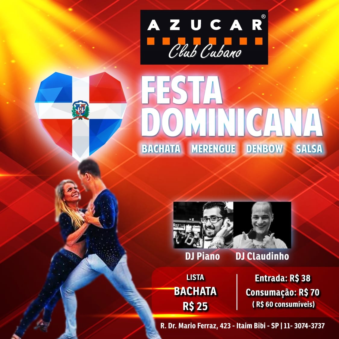Festa Dominicana no Azucar Club