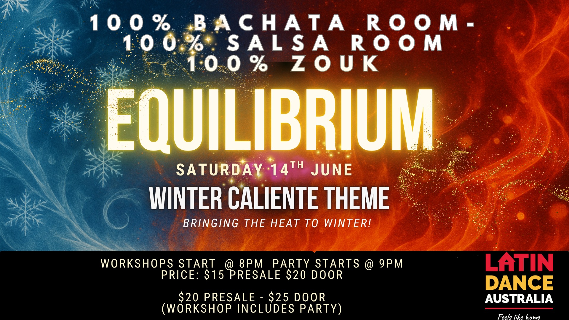 EQUILIBRIUM PARTY - JUNE EDITION - WINTER CALIENTE