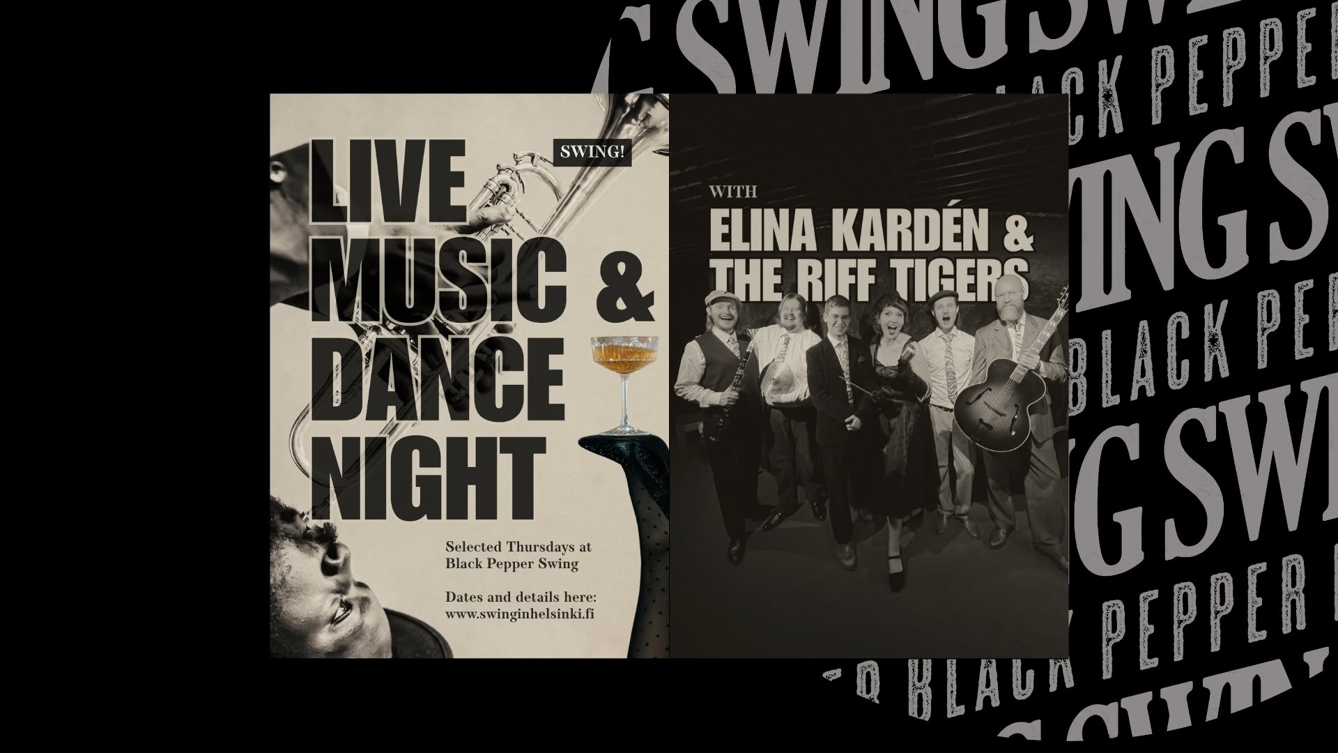 SWING! Live music & dance night with Elina Kardén & The Riff Tigers at BPS