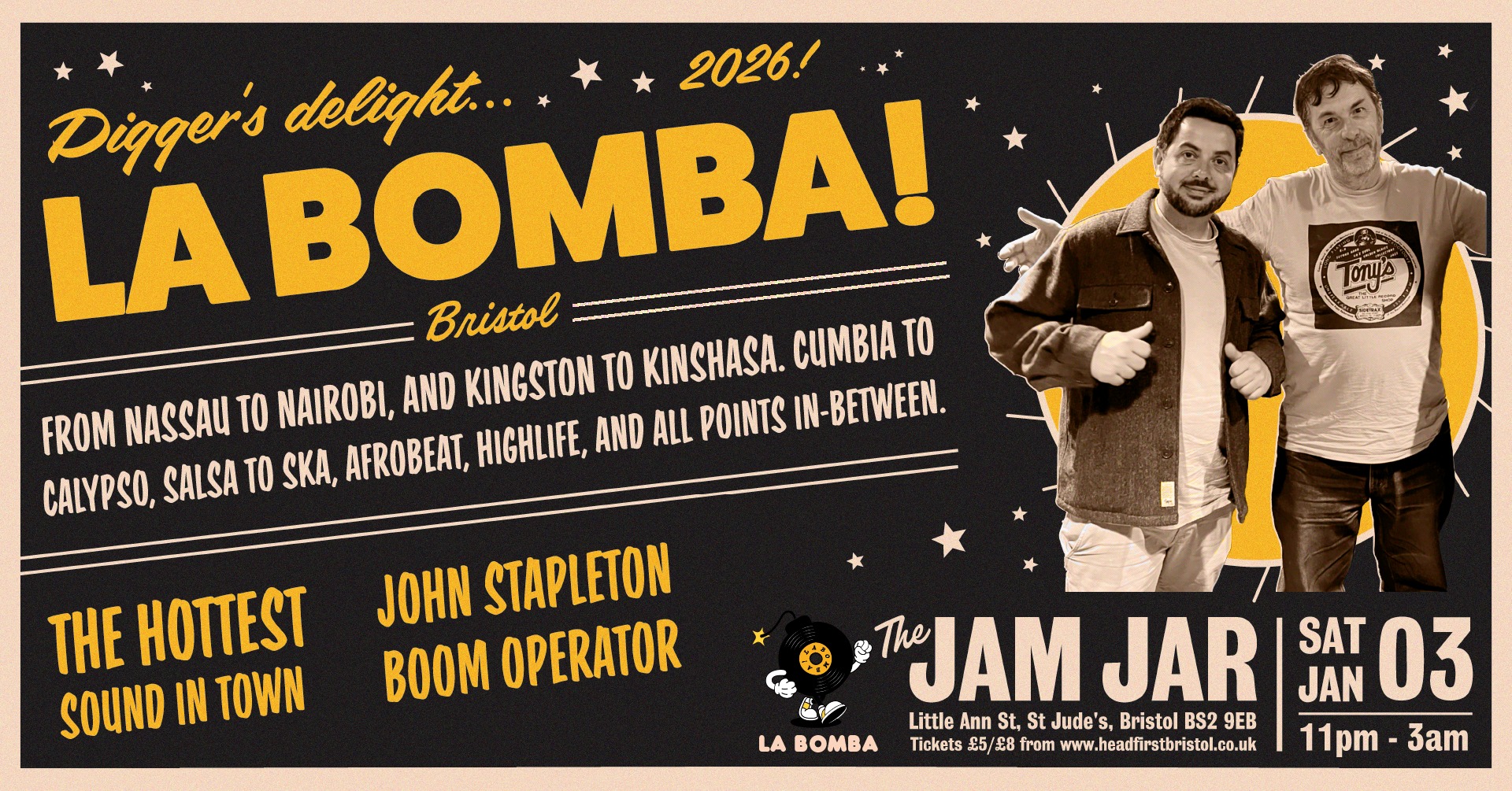 LA BOMBA! (John Stapleton & Boom Operator)
