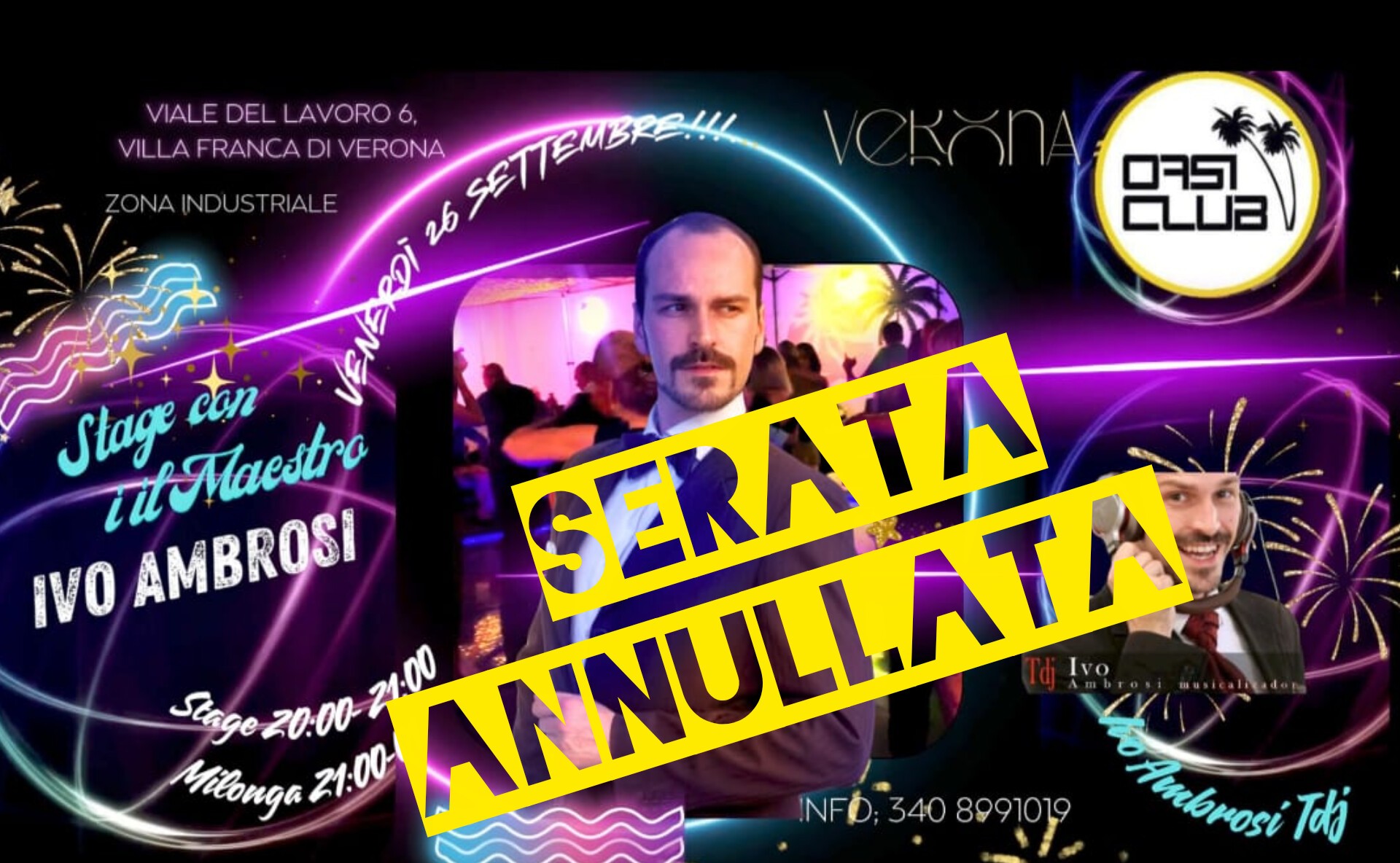 ANNULLATO! Milonga all'Oasi