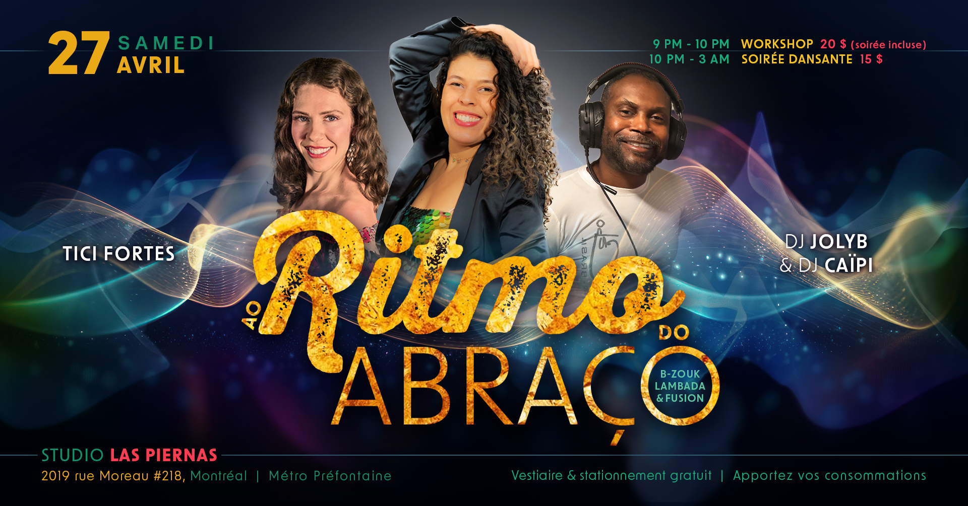 Ritmo do Abraço : Brazilian Zouk, Lambada & Fusion Social
