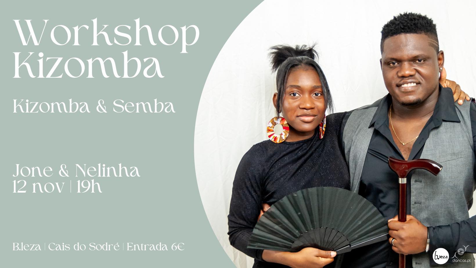 Danças no B.leza 12 Nov Kizomba & Semba Jone & Nelinha