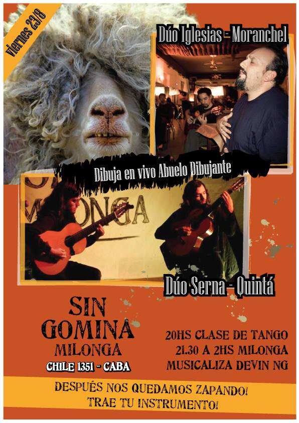 Viernes 23 en la Sin Gomina!