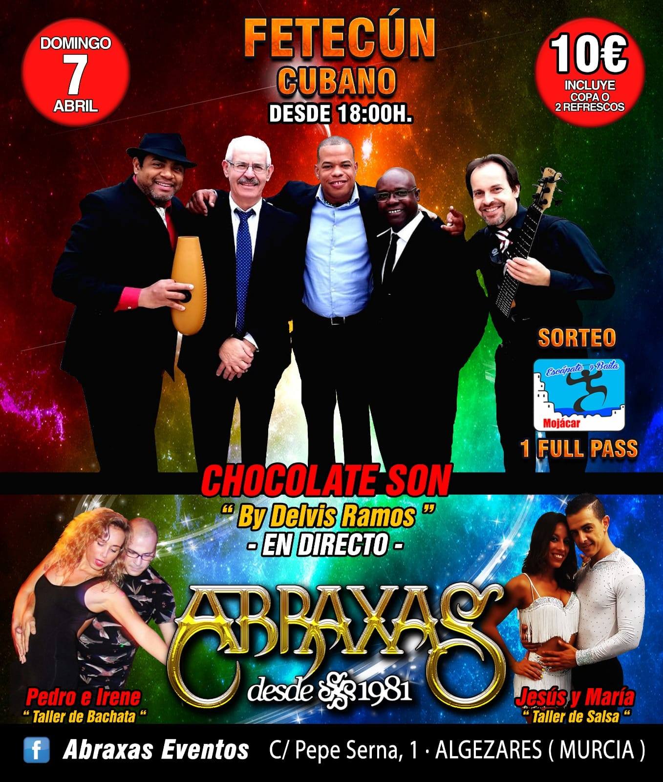 Fetecún Cubano con Chocolate Son By Delvis Ramos en Sala Abraxas