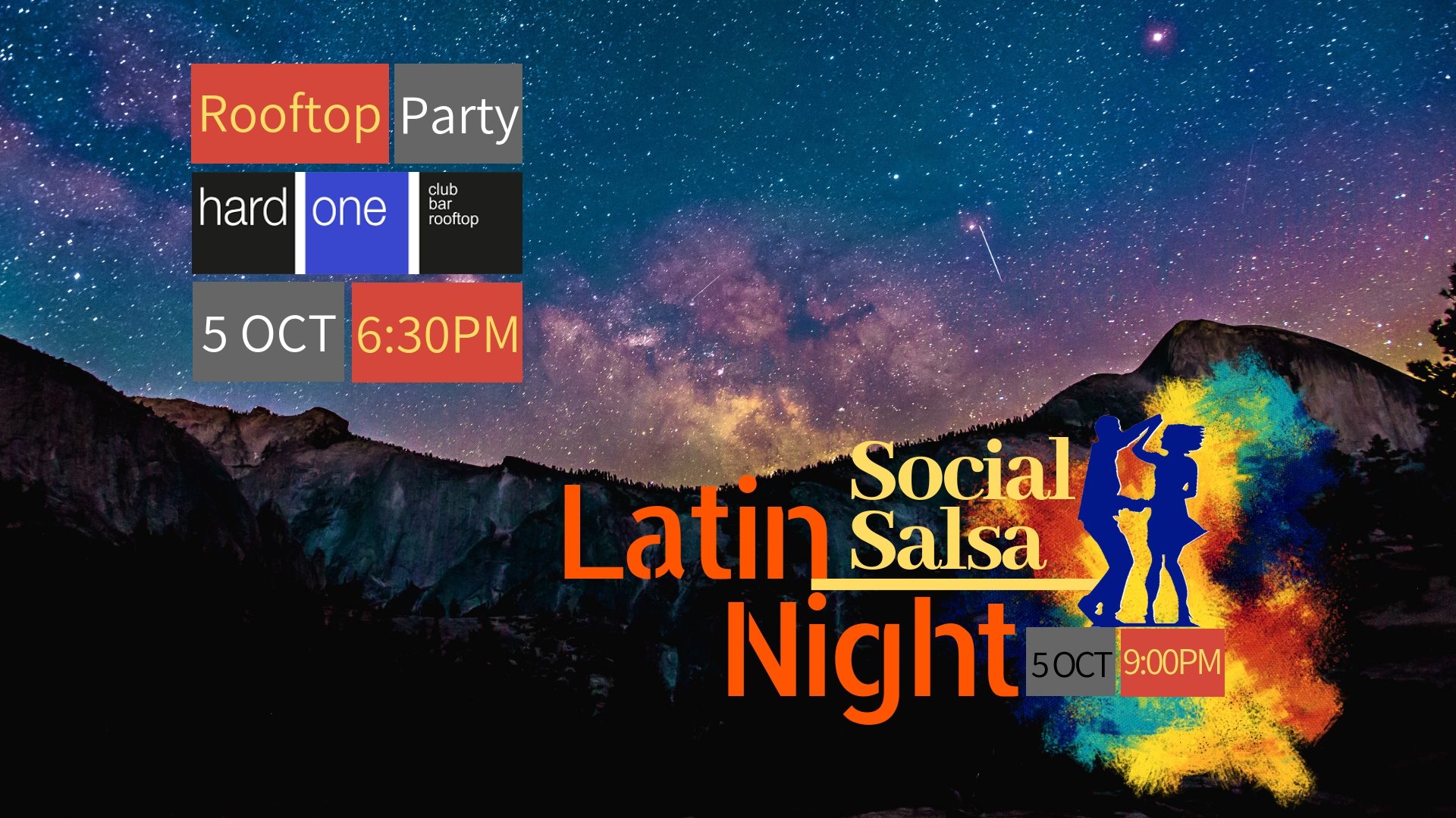 Rooftop Party & Social Salsa Latin Night