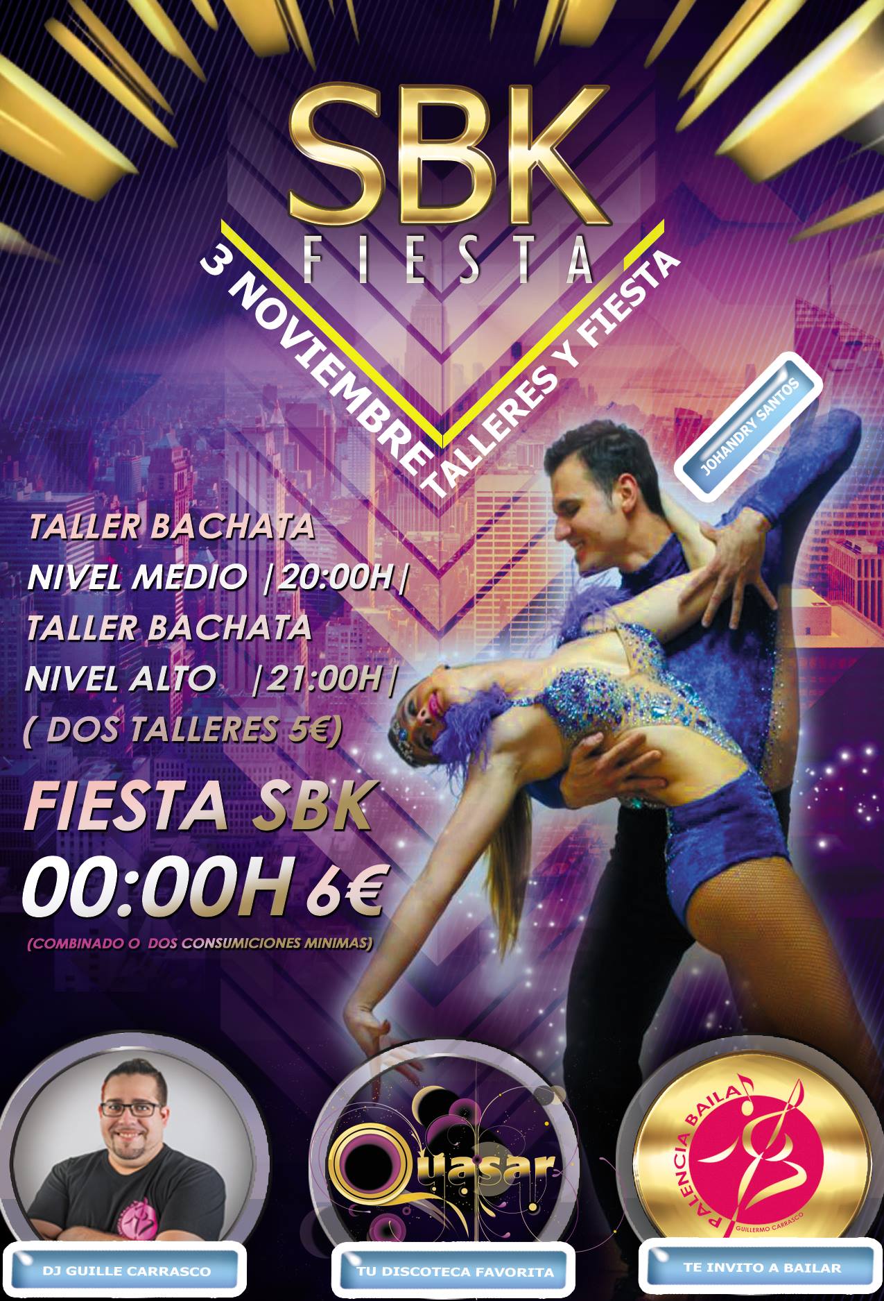 Fiesta SBK con Johandry Santos