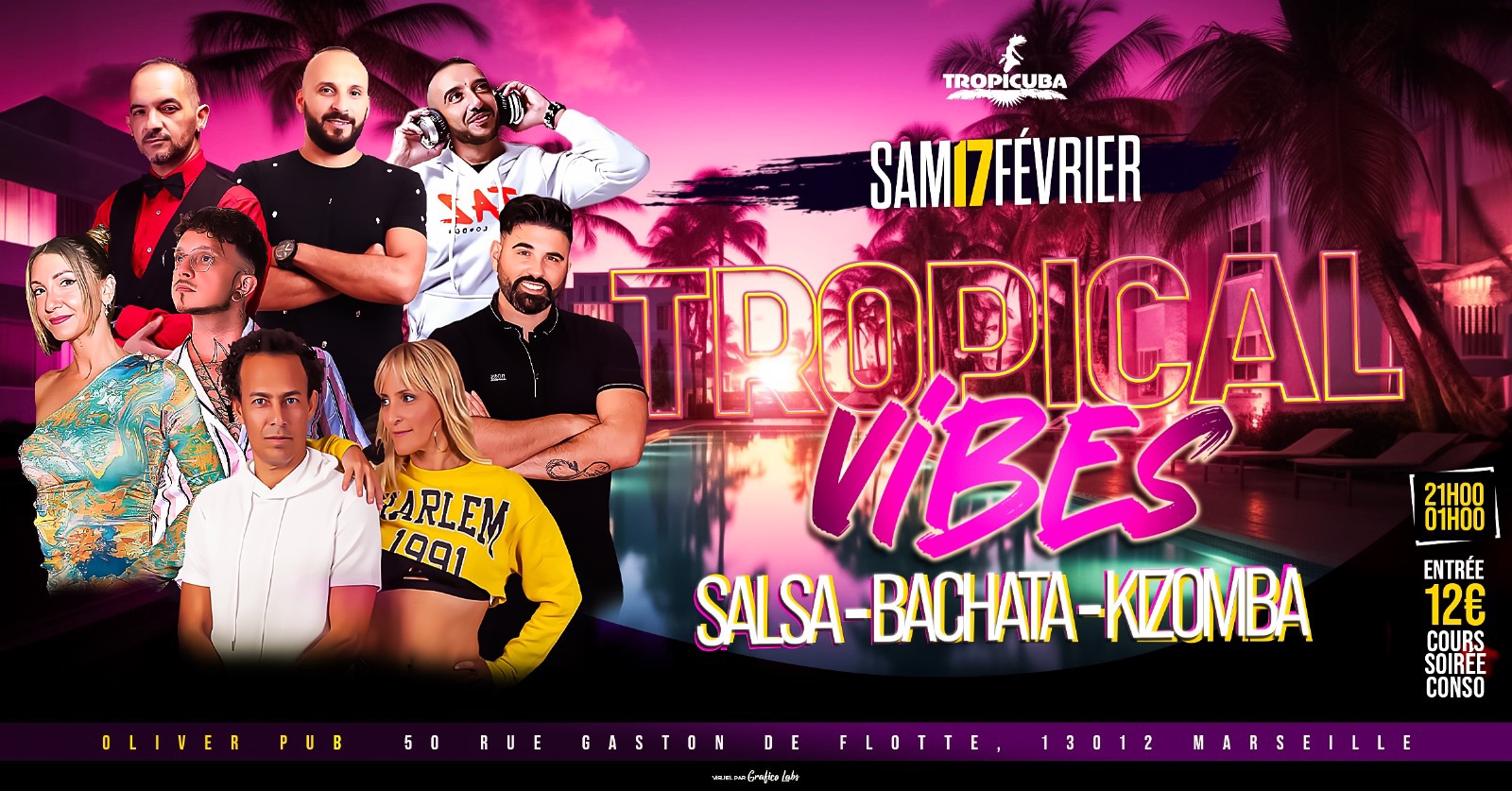 Soirée TROPICAL VIBES - 2 Salles 2 ambiances SB-Kizomba