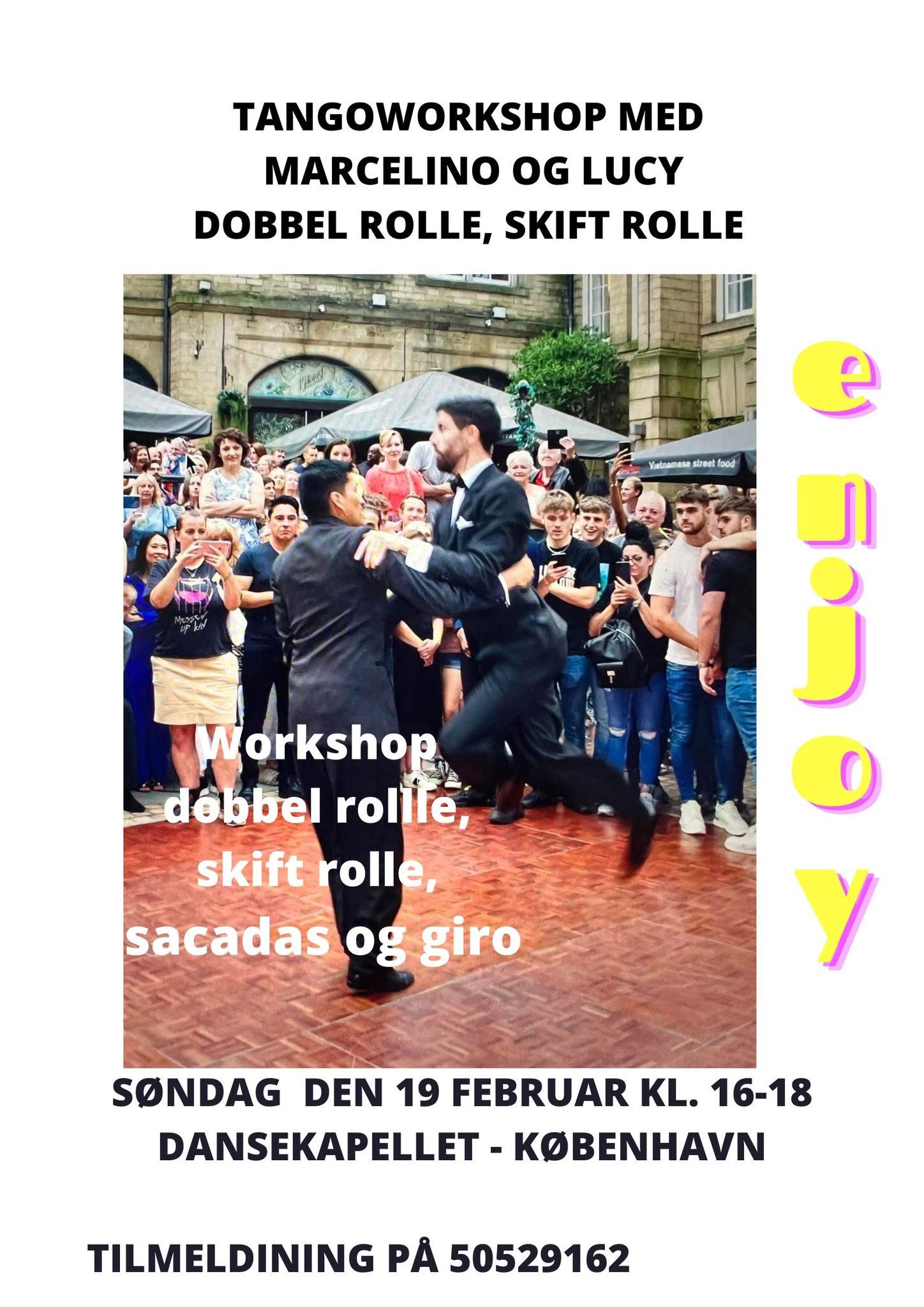Workshop dobbel rolle med Marcelino fra Argentina